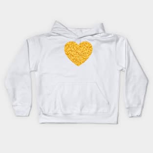 Macaroni Pasta Elbow Noodles Food Heart Kids Hoodie